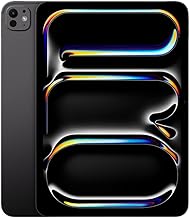 Apple iPad Pro (M4), Wi-Fi 6E, Face ID, Apple Intelligence + adaptador de corriente USB-C de 20 W + Apple 1 año de garantía limitada (13 pulgadas, negro, Wi-Fi, 256, GB)