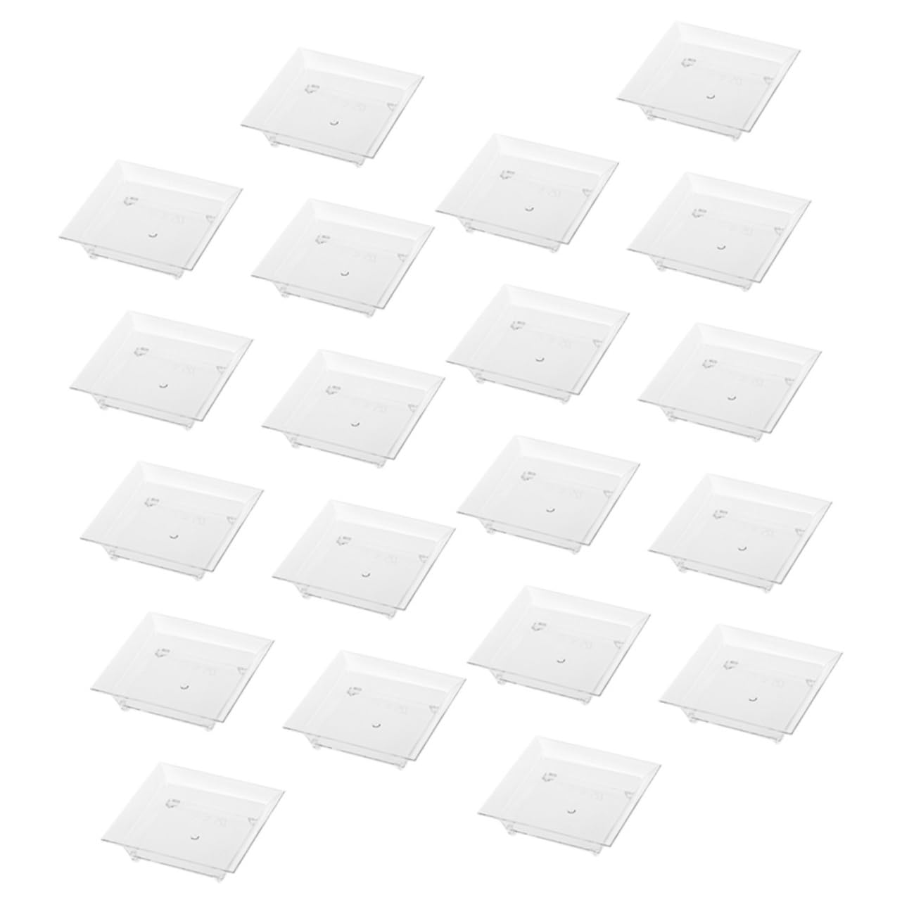 Didiseaon 50pcs Nut Dish Seasoning Dish Bowl Trifle Serving Bowl Condiment Dish Sushi Dipping Bowl Dip Dish Small Dip Bowls Dipping Sauce Cups Cookies Plate Appetizers Sauce Dish Plastic