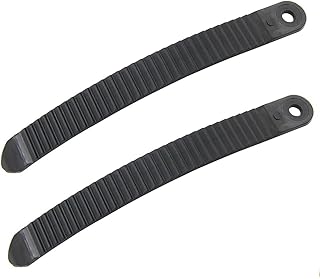 UP100 Snowboard Binding Toe Tongue Ladder Straps Black Plastic 7.6 inch for Snowboard Strap-in Binding System