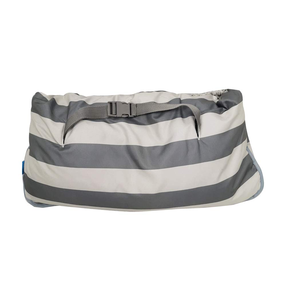 Shopping Cart Cover for Baby boy Girl, Grocery Cart Cushion Liner, Infant High Chair Cover,Grey Strip