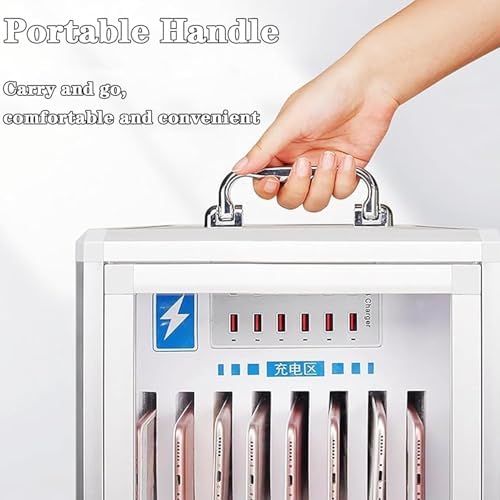 Mobile Phone Charging Cabinet, USB Charging Station for School and Business, Cell Phone Storage Locker with 48 Charging Slots