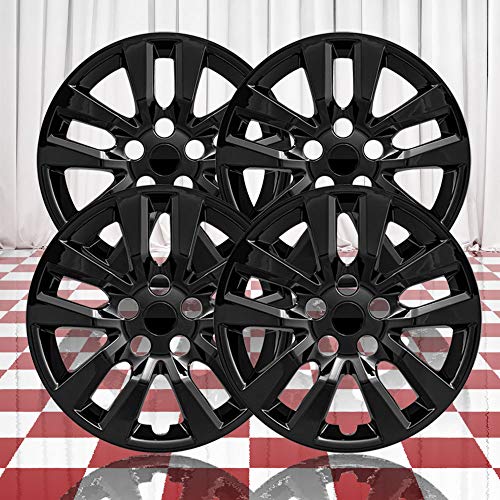 Brighter Design Set of 4 Front and Rear Gloss Black 10 Spoke 16