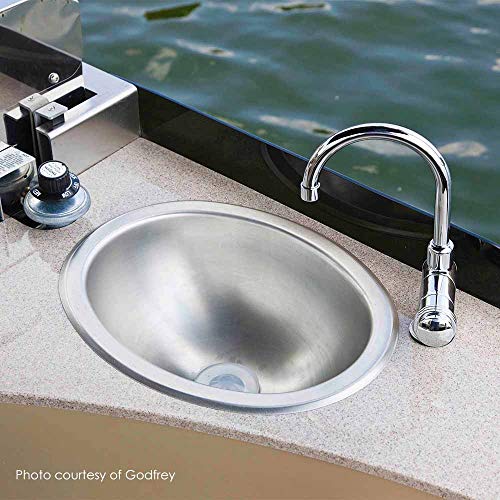 Manufacturers' Select 97261-CP-DB Itc Manufacturers' Select Chrome 7.5 Inch X 4 Inch Fold-Down Bar Cockpit Faucet, Faucet Head For Boats And Rvs thumb #2