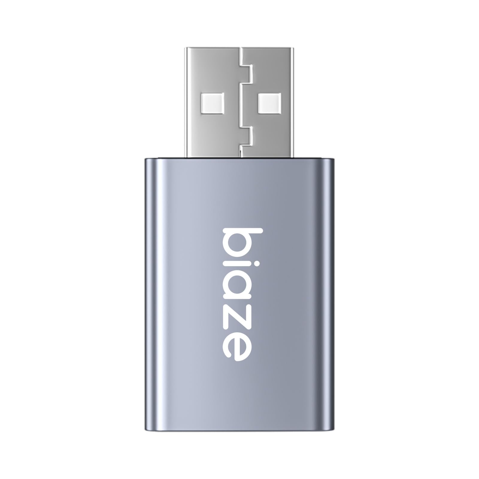 biaze Y24 USB zu 3,5mm Klinken Audioadapter Externe Soundkarte mit 3,5-mm-Kopfhörer- und Mikrofon-TRS-Buchse zu USB Integriert Kompatibel mit Windows, Laptops, Desktops Windows, MAC, PC, PS5, PS4