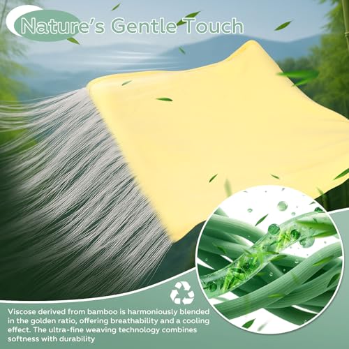 Image of Hooded Baby Towel for Newborn - Viscose Derived from Bamboo, Toddler Bath Towel and Glove Set Perfect Shower Gifts for Boys and Girls, 28 inchx28 inch Inch (Duck)