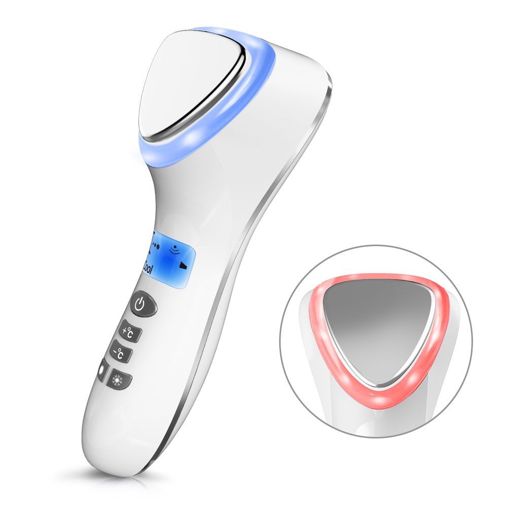 Hieha Blackhead Remover Vacuum Suction Facial Pore Cleanser Electric Acne Comedone Extractor Kit USB Rechargeable Blackhead Whitehead Removal Tools (White)