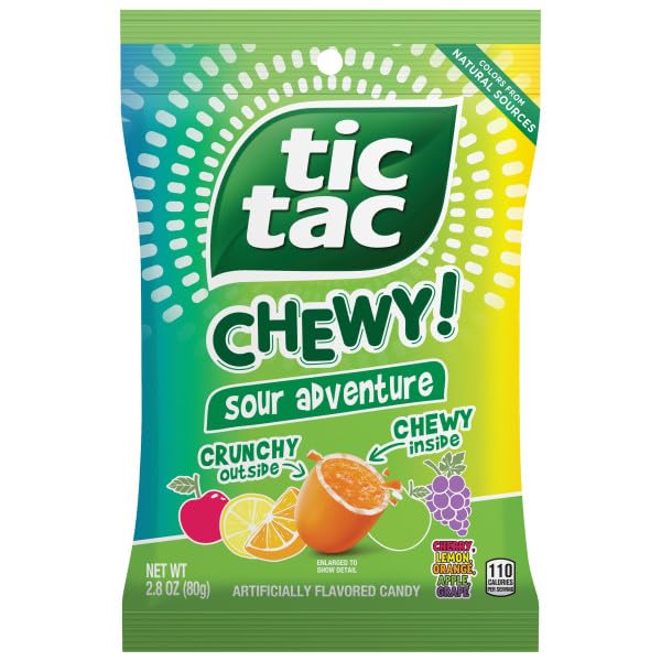 TIC TAC Chewy Sour Adventure Flavored Candy...