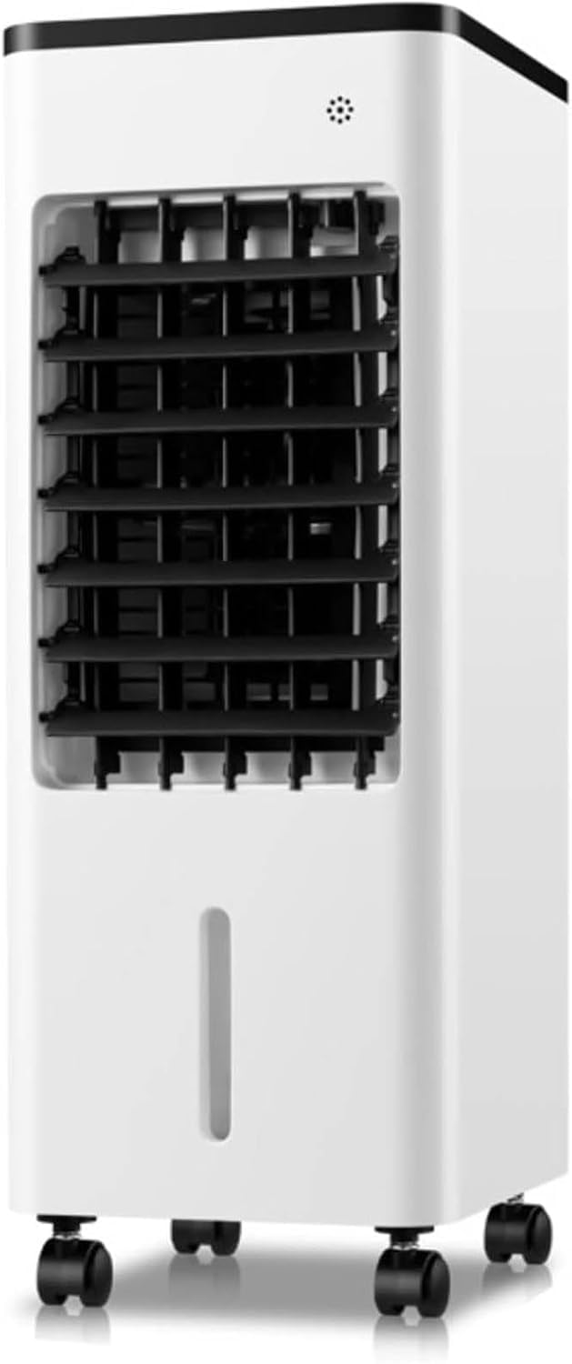 XAXEURLKJ Portable Evaporative Air Cooler - Windowless Ac With 9l Tank, 3 Speeds, 90° Oscillation, 8h Timer, Ideal Cooling Fan For Home, Office, Bedroom Black Remote Control Model
