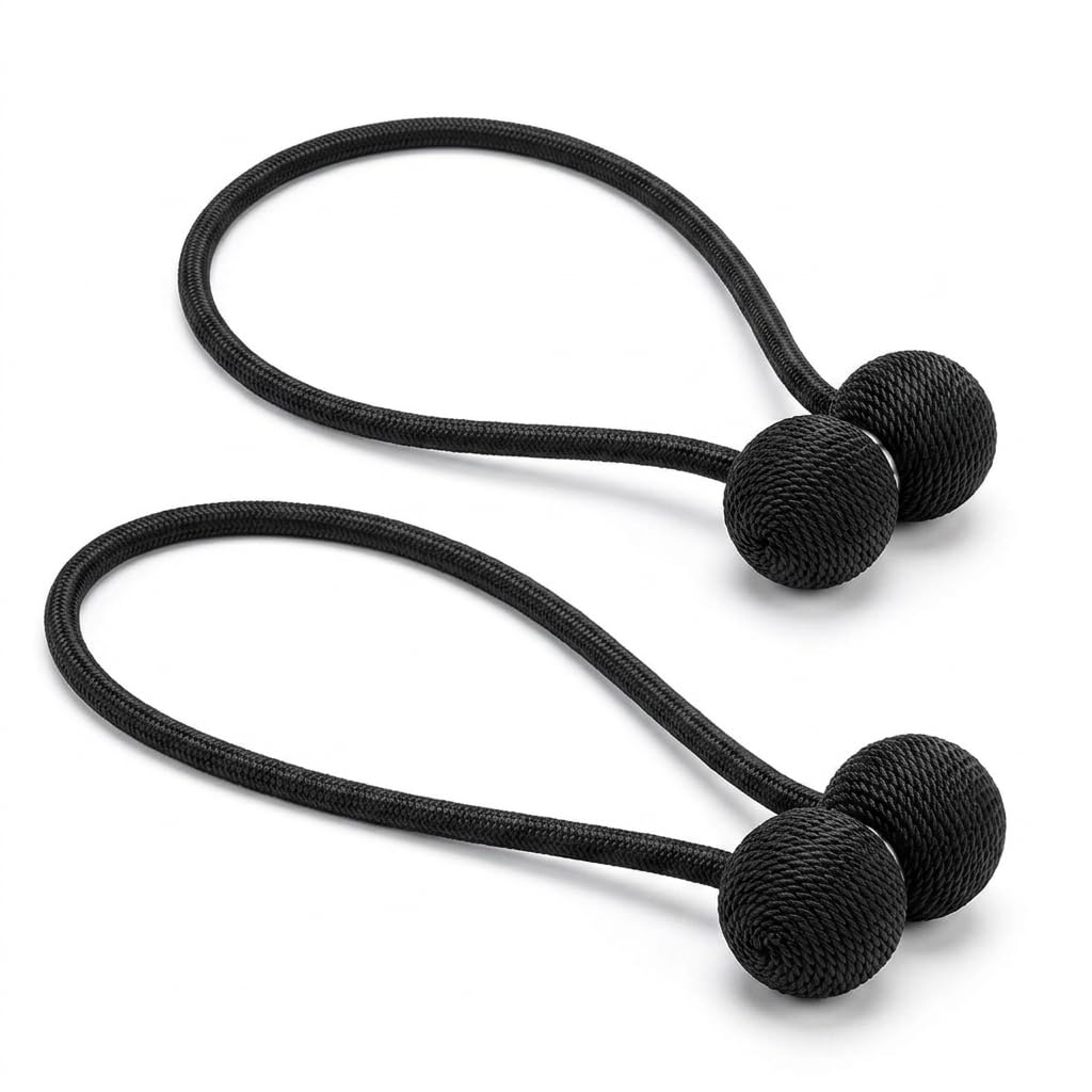 HASTHIP Curtain Tieback Clips 4 Pcs Rope Holdbacks Grey Home Decor — Amazon image 17