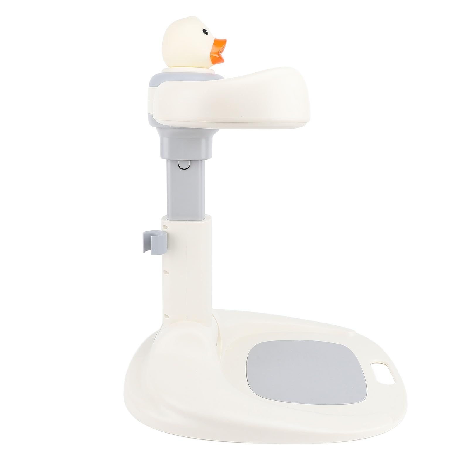Dioche Supporto Bagno Pieghevole per Doccia per Bambini - Altezza Regolabile con Base Antiscivolo - Design Papera Cartone Animato - Supporto per Bagnetto per Bambini Piccoli - Ideale per il Bagnetto