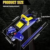Podnośnik Nożycowy Hydrauliczny, Wózek Podłogowy, 2 Tony, Przenośny, Ciężki Podnośnik Samochodowy Z Walizką, Uchwyt Stalowy, Podnośnik Profilowy