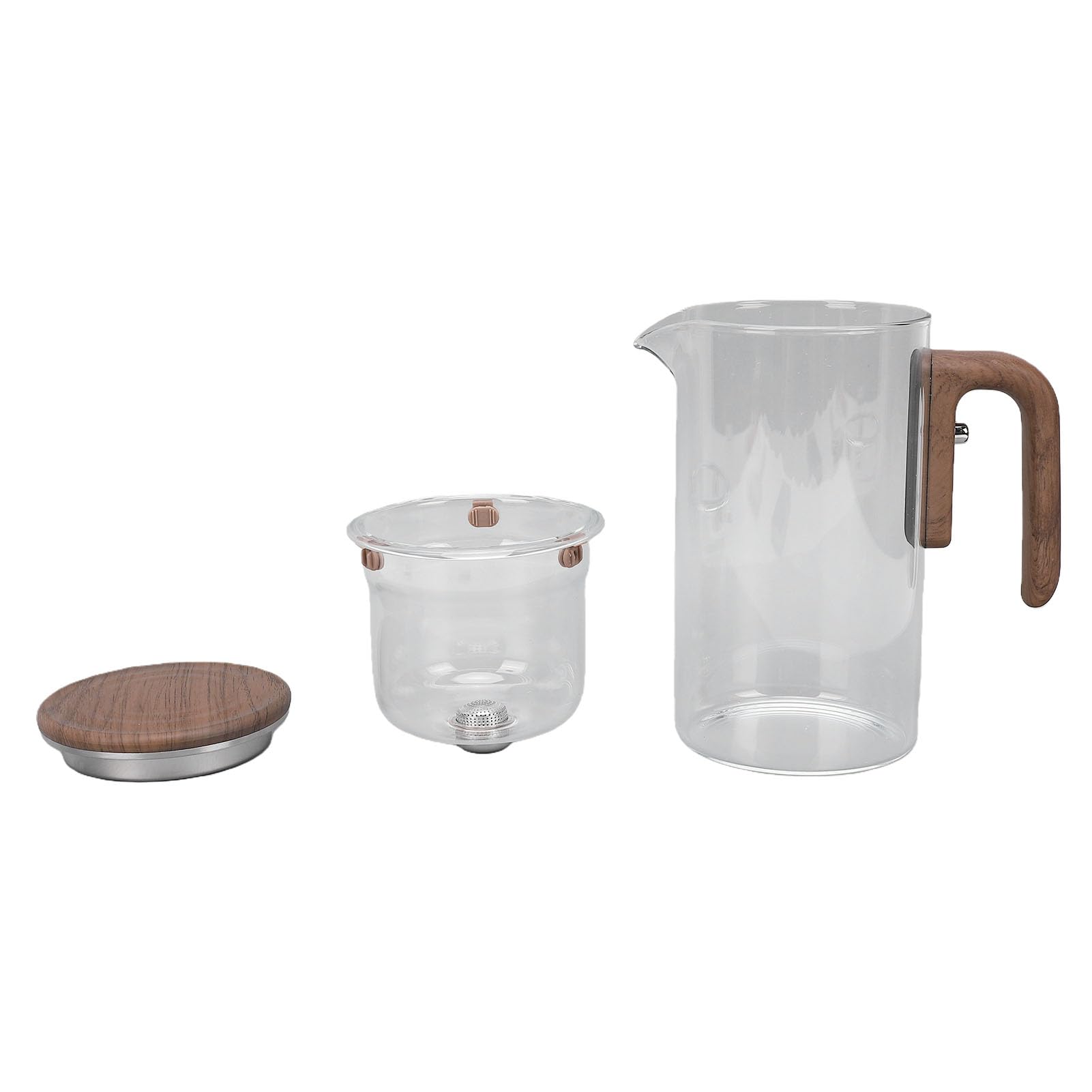 Fockety Magnetische Teekanne mit Tee-Ei für Losen Tee, 1,5 Liter, für Teezubereitung (FY520D)