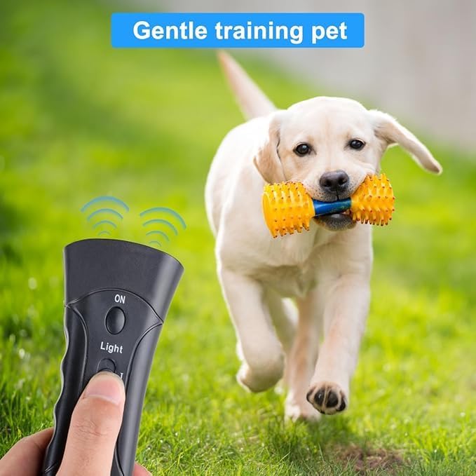 Homemind Super Ultrasonic Dog Chaser & Pet Training Device | Anti-Barking & Animal Repellent for Pet Indoors and Outdoors Bark Control Training Pet Trainer Handheld Dog 2