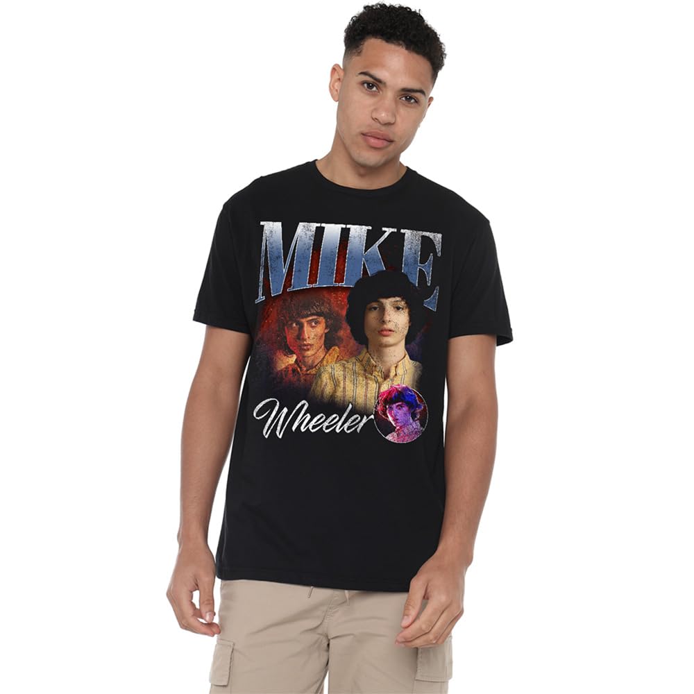 Stranger Things Mike Homage Unisex T Shirt, Black, XXX-Large