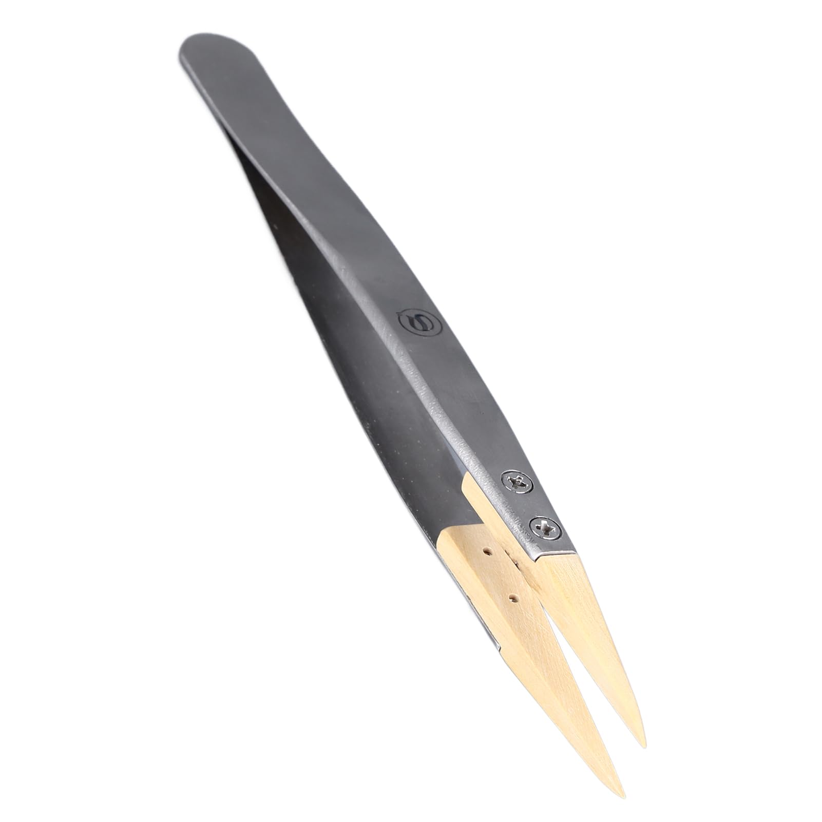 Pinzas antimagnéticas de precisión con puntas de madera, herramienta de ultra precisión para reparación de relojes, ideal para mantenimiento de componentes eléctricos, artesanía de joyería