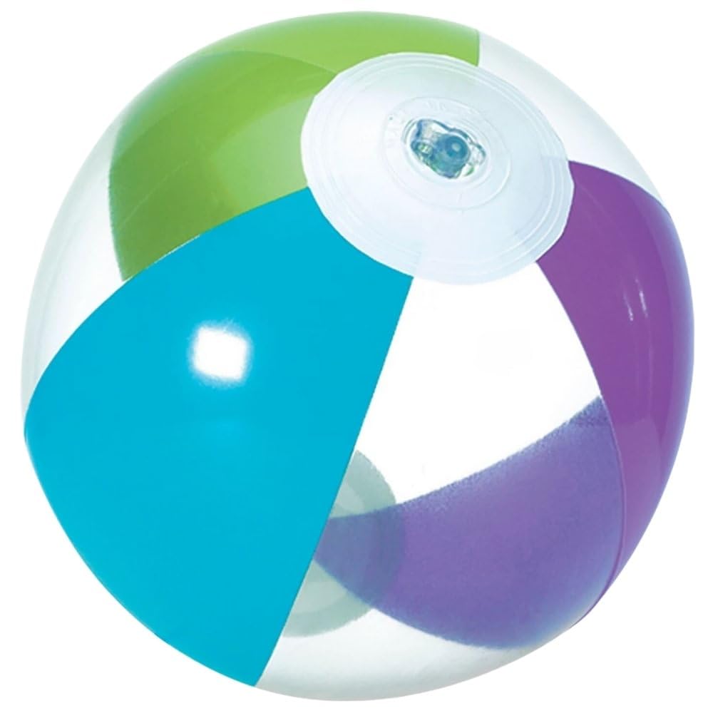 Amscan Mini Plastic Inflatable Ball (7") - Assorted Bright Colors - Perfect Party Favor, Game Prize, Decoration & Summer Toy - 1 Pc.