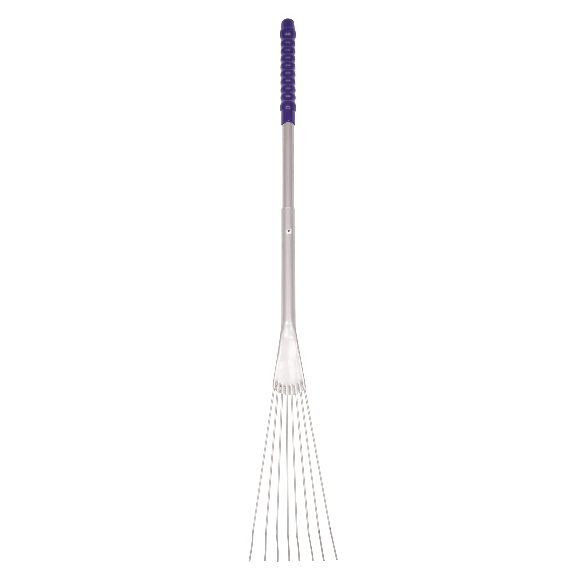 Red Gorilla Metal Garden Rake Purple Long Extended Handle for Mucking Out Stable Yard 76cm โ image 1