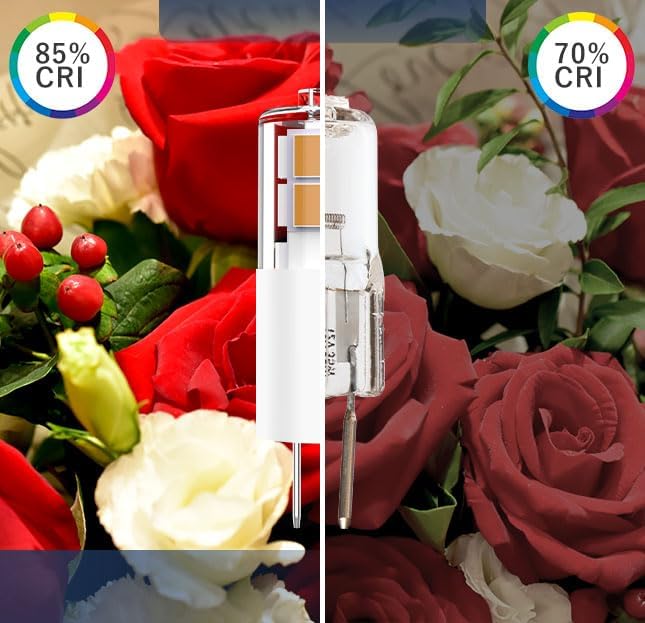 Miniatura 6 de BAOMING 12 bombillas LED G4 de 12 V 3 W JC base bi-pin, equivalente a halógeno T3 G4 de 20 W-35 W, equivalente a halógeno de 2700 K, blanco cálido