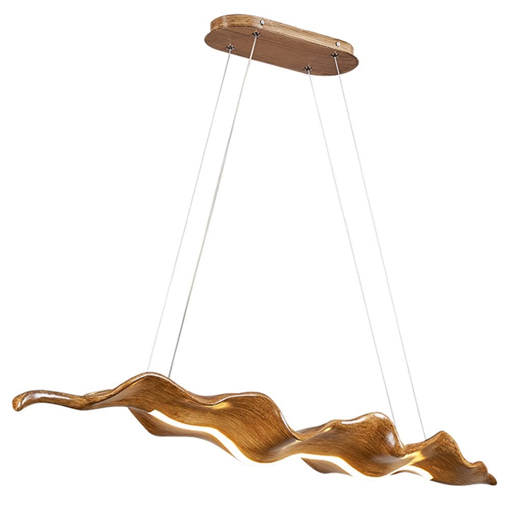 Lustre suspendu LED rétro résine industrielle réglable îlot de cuisine