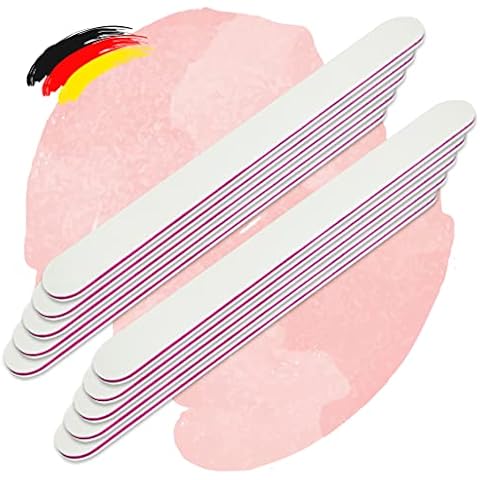 Profi Feilen 80/80 Weiß Gerade Set Cover