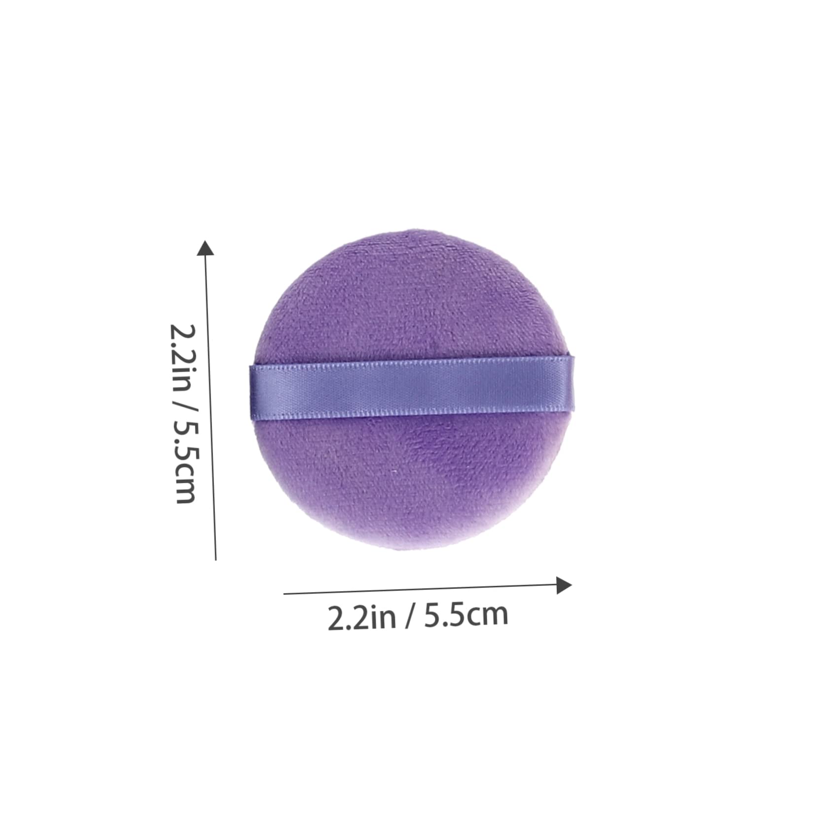 SHERCHPRY 10 Pack Small Makeup Girl Puff Applicators for Face Cosmetics Natural Finish Soft Material