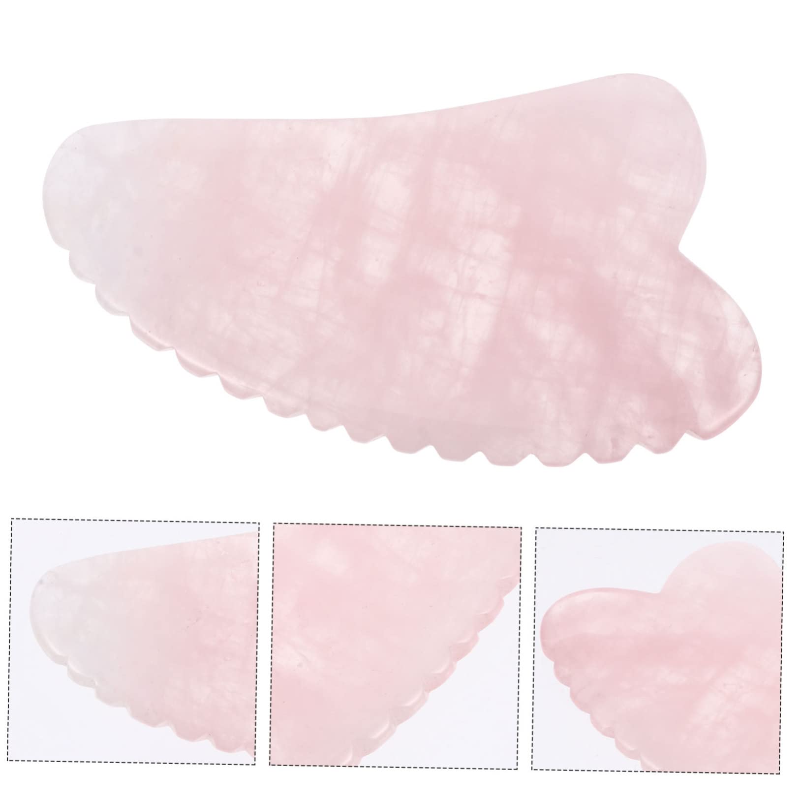 2pezzi Guasha Scraping Board Naturale Per Massaggio Muscolare e Rilassamento Strumento Per Adulto Facile Da Usare Per Corpo e Viso