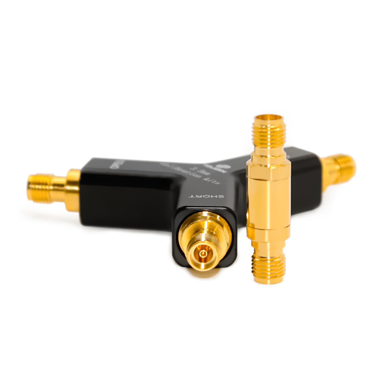 TOJOIN Calibrador CalKit de 3,5 mm-K con estándar, compatible con kit de calibración mecánica estándar 85033E, CC a 9 GHz, par de calibración 0,9 N/m, con un adaptador directo SMA hembra a hembra