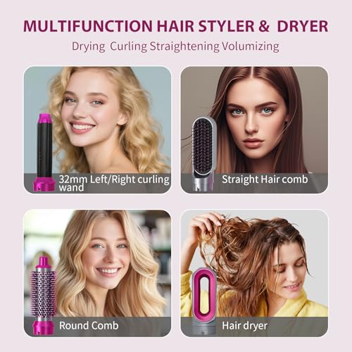 Secador de pelo profesional gris y rosa para usar todas las mañanas 4