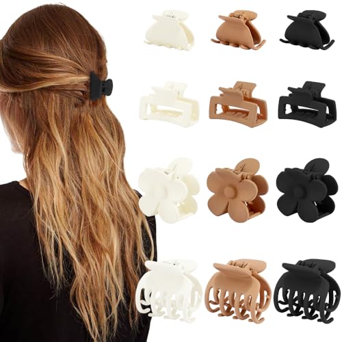 Ahoney 12 piezas pequeñas pinzas para cabello miniatura 6