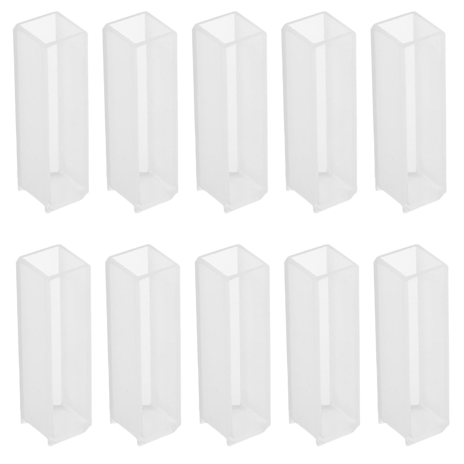 Cubetas de vidrio óptico de 10 mm para evitar errores de lectura en espectrofotómetro 1