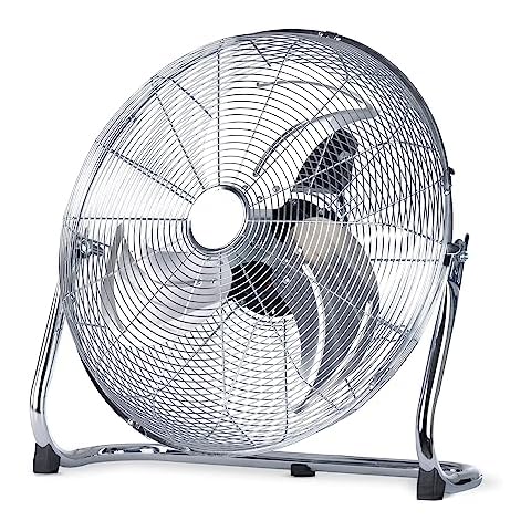 LIVIVO Chrome High Velocity Floor Fan Cover