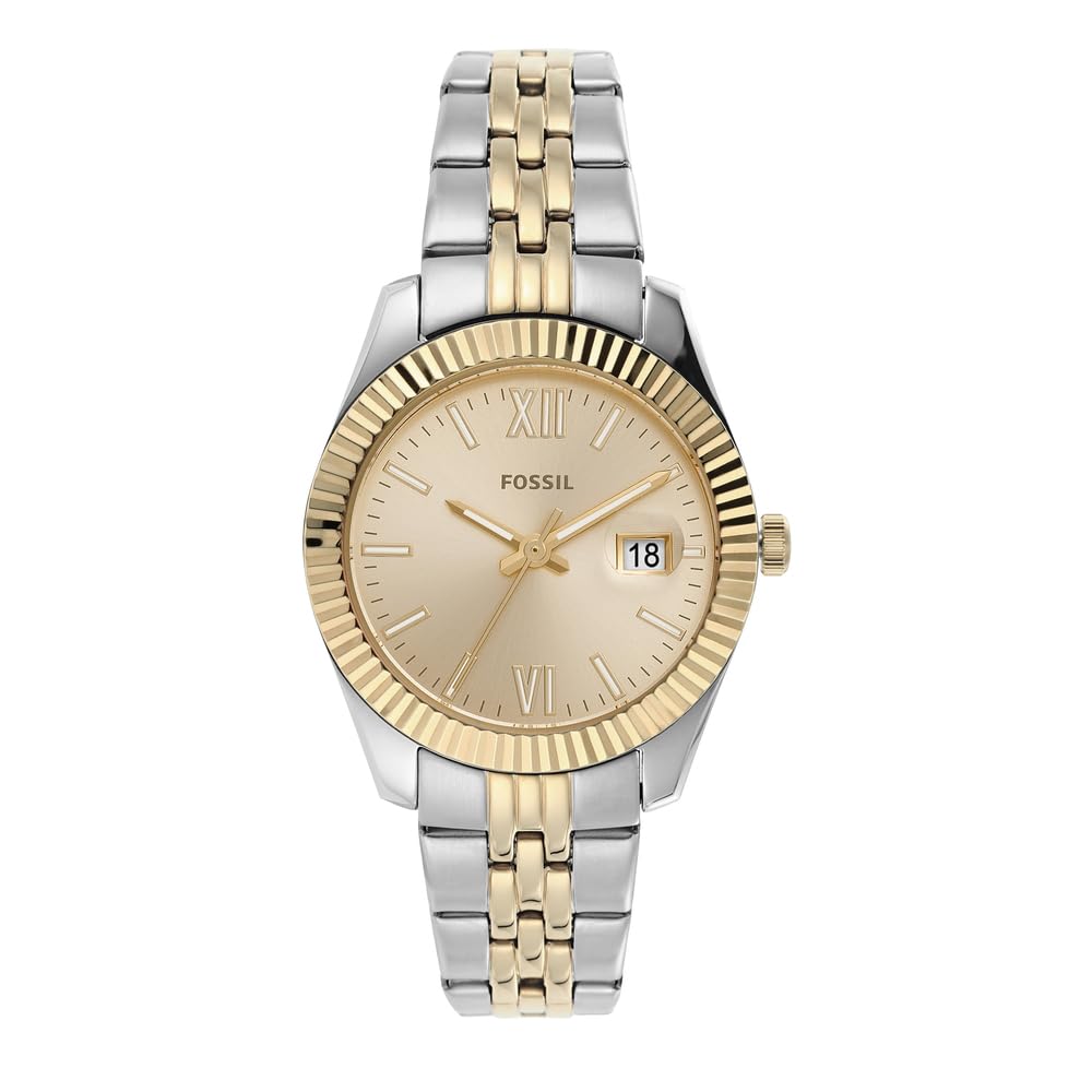 Women's Scarlette Mini Three-Hand Date, Stainless Steel Watch, ES4949
