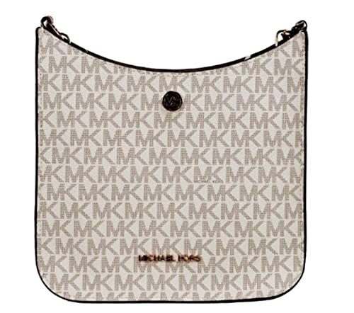 Michael Kors Briley Small Messenger Crossbody Signature Handbag (vanilla)