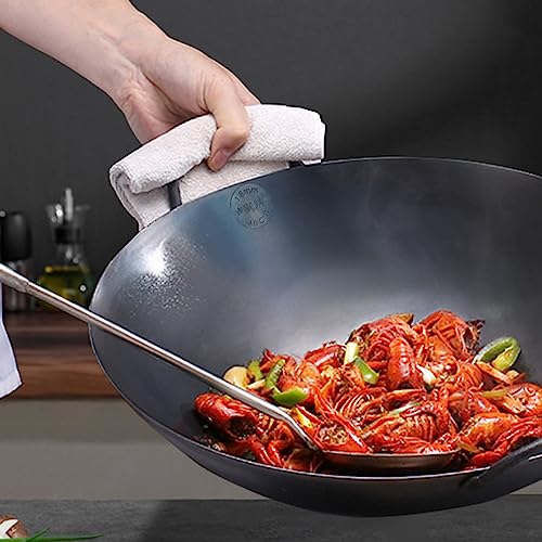 Wok de acero al carbono, antiadherente, 40 cm miniatura 3