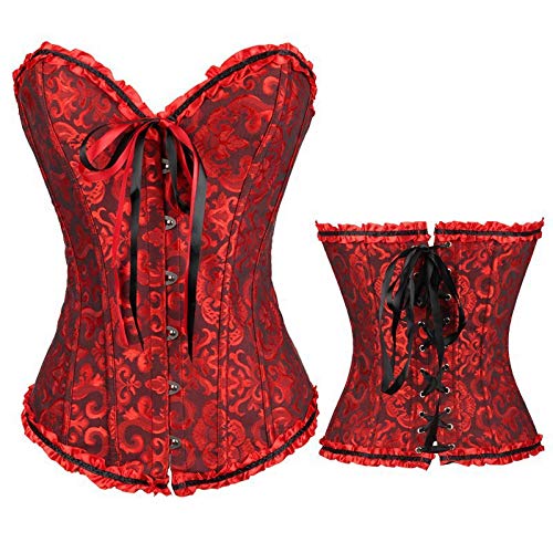 Ubervia 1 Pc Shapewear Underbust Corset for Women | Body Shaper - S | Red-image-43