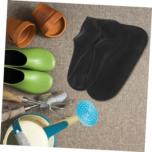 Fundas impermeables para zapatos para hombre, fundas de silicona para actividades al aire libre, playa, campamento y viajes miniatura 5