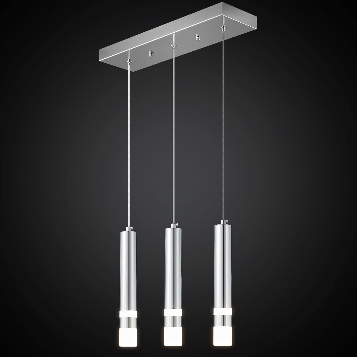 LIANGMH 3-Light Dining Room Modern Pendant Light Kitchen Fixture ...