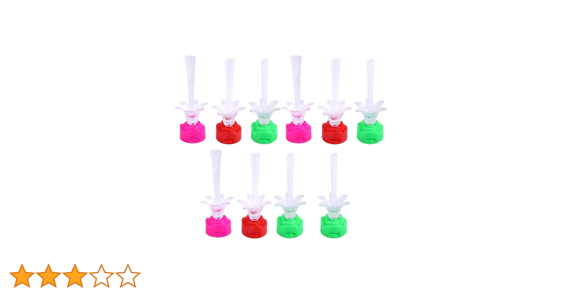 Amazon.co.jp: LED ファイバーライト 花 創意 ローズフラワー