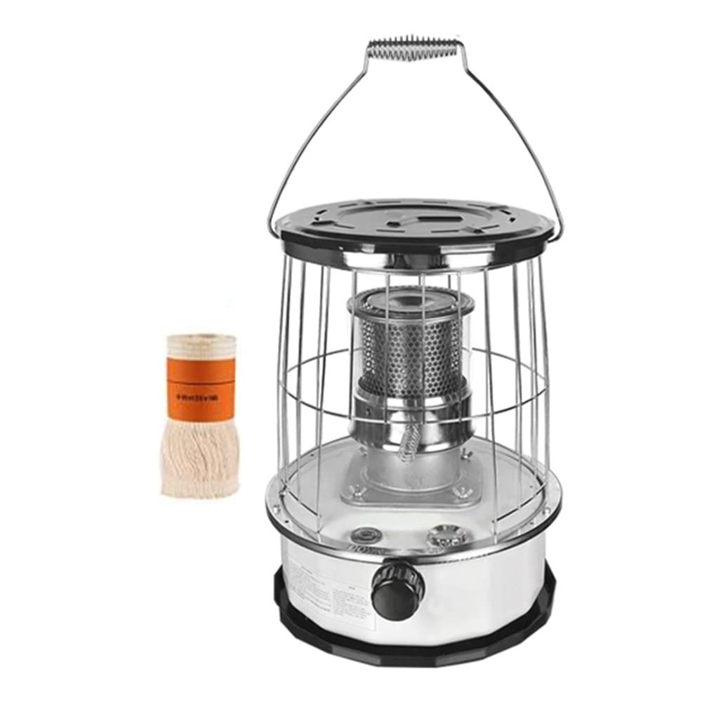JOJAN 6L Stufa A Kerosene Portatile Riscaldatore del Kerosene da Campeggio Riscaldatore Petrolio per Esterni Campeggio da Esterno (Size : 1*Wick)