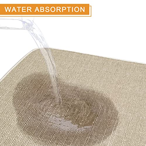 Farmhouse Kitchen Rugs And Mats Set Of 2, Farm Rooster Kitchen Mat, Seasonal Holiday Cooking Sets Washable Non-Slip Floor Mats For Home Kitchen Decor - 17X29 And 17X47 Inch #TOP3