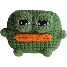 Yatchen Plush Case for AirPods Pro, Cute Fluffy 3D Cartoon Frog Furry Hairy + Soft TPU Cover Warm Carrying with Keychain Accessories Anti-Fall Protector for AirPods Pro Frog