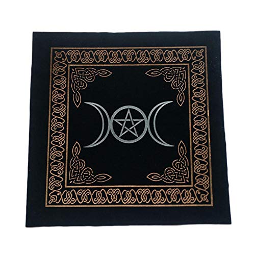 Tela De Tarot, Mantel De Cartas De Tarot Cuadrado, Constelación, Tela De Mesa De Astrología, Tela De Altar, Triple Luna, Mantel De Tarot, Tapiz Para Amantes De Las Cartas De Tarot, Uso De Magos Cover