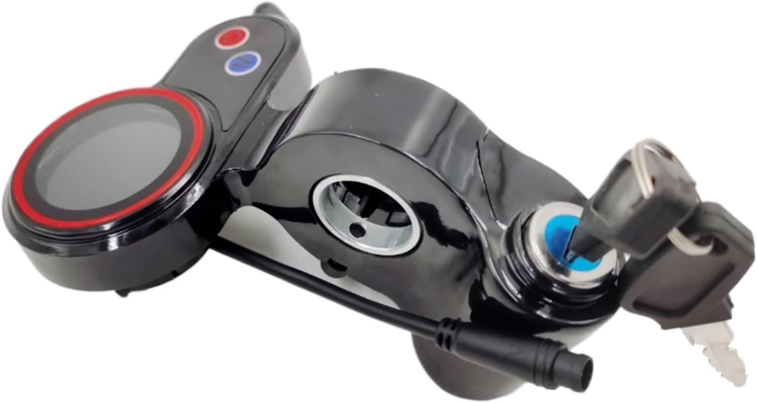 Écran LCD de pièces de Kickscooter, for Hitway, for écran de Scooter électrique H5 avec accessoires de tableau de bord d'instrument de verrouillage Instrument de communication d'affichage de sc