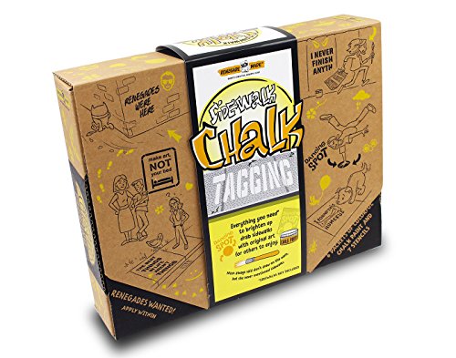 Renegade Made | Sidewalk Chalk Tagging Set | Non Toxic, Washable Sidewalk Chalk Paint for Kids to Decorate The Town. DIY Arts and Crafts for Spreading Kindness! Stencils Included. Renegade Made | Sidewalk Chalk Tagging Set | Non Toxic, Washable Sidewalk Chalk Paint for Kids to Decorate The Town. DIY Arts and Crafts for Spreading Kindness! Stencils Included.