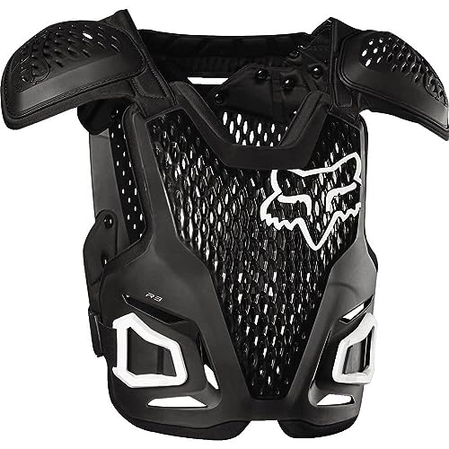 Fox Racing R3 Roost Deflector, Black/White