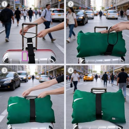 Multi usestrong Adjustable Luggage Straps,Luggage Connector Straps, Suitable for Travel Bags and suitcases Equipped with 2 Tags(6pcs) - Image 7