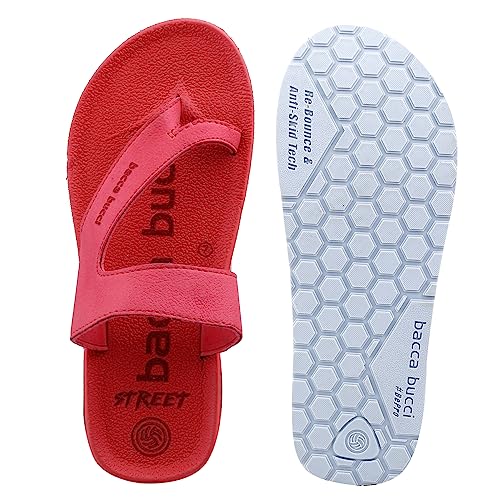 Image of Bacca Bucci Beach-Club Cloud Slippers /Flip-Flop for Men | Non-Slip with Rubber Outsole and Vibrant Colors