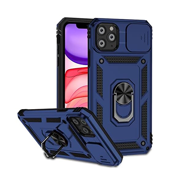 Jiyu Funda Compatible con iPhone 11 Pro 5.8" Carcasă Armor Militar