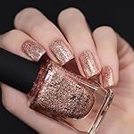 ILNP Juliette Holographic Nail Polish, Rose Gold - Image 3
