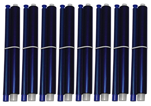 Lot de 8 rouleaux de ruban de rechange pour fax Panasonic KX-FP205 KX-FP215 KX-FP215E KX-FP225 KX-FG2425 KX-FG2451 KX-FG2452 KX-FG2858